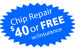 Free Auto Glass Chip repair or replacement